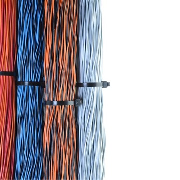 Набор кабельных стяжек, кабельных стяжек, молний, ​​устойчивых к УФ, 200 шт.