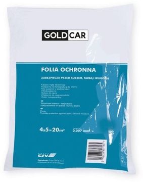 FOLIA MALARSKA OCHRONNA Goldcar 4m x 5m