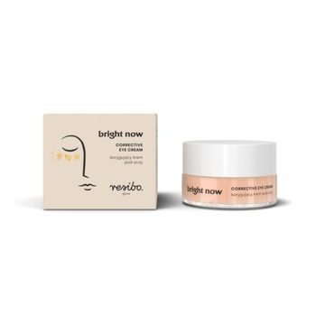 Resibo, Bright Now, Korygujący krem pod oczy, 15 m