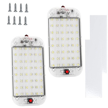 OŚWIETLENIE LAMPKA SUFITOWA 12-85V LED DO KAM