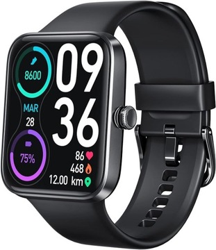 Smartwatch aeac męski damski czarny