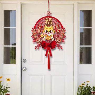 Китайский Новый Год Декоративный Орнамент Висит Настенный Декор Благословение B Стиль