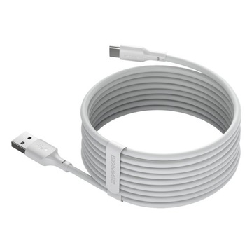2X кабель BASEUS QC PD USB-C 40 Вт, 5 А, 1,5 м, белый