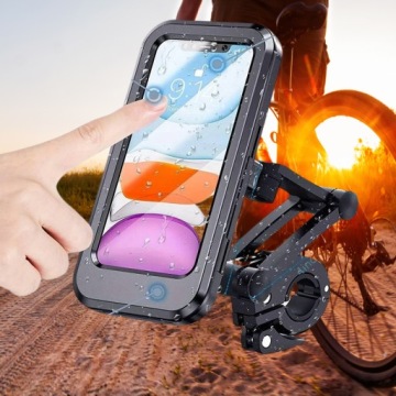 Поворотный велосипедный держатель для телефона Водонепроницаемый Сейф Универсальный