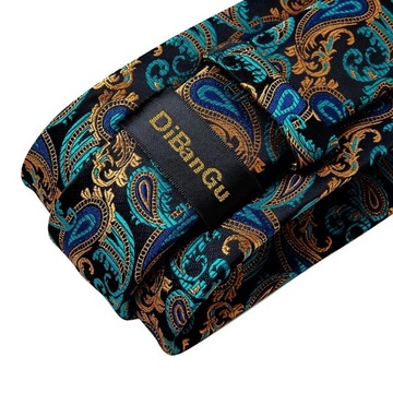 ЭЛЕГАНТНЫЙ мужской жаккардовый комплект галстук + нагрудный платок + запонки 24 часа