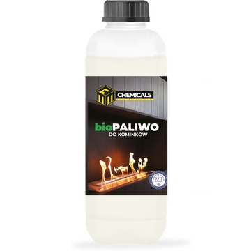 BIOPALIWO DO BIOKOMINKA BEZZAPACHOWE ATEST PZH 1L bezwonne bez dymu i sadzy