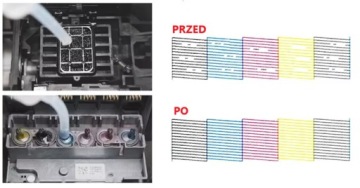 Жидкость 500 мл HP Canon Epson Brother комплект для очистки головки + трубка