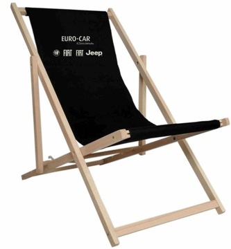 ДЕРЕВЯННЫЙ шезлонг Вышивка Логотипа с надписью имени