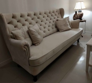 ДИВАН 3 Chesterfield С ГЛУБОКОЙ СТЕГАНОЙ ШПИЛЬКОЙ