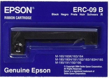 Taśma Epson ERC-09 B Czarna - Oryginalna