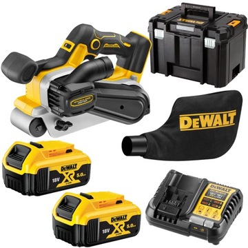 Szlifierka taśmowa 75x533mm 2x5Ah DeWALT DCW220P2