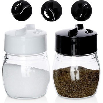 Отличная посуда, солонка и перечница белая, черная, прозрачная