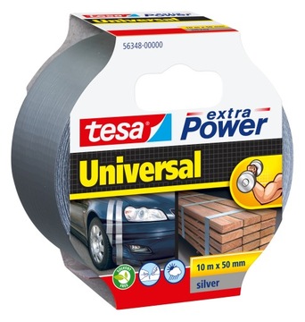 Taśma naprawcza samoprzylepna klejąca tesa extraPower srebrna 10m x 50mm
