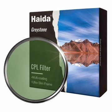 Filtr polaryzacyjny 67mm CPL Ultra Slim Haida Greystone MC