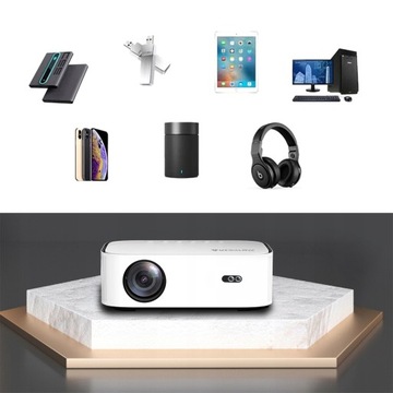 Светодиодный проектор Full Hd 4K с автофокусом и автофокусировкой, клавиатура Android