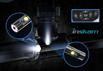 ИНСПЕКЦИОННАЯ камера ДУО ЭНДОСКОП 5М 6LED 2x 720p HD