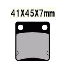 KLOCKI HAMULCA PRZEDNIE QUADA HiSUN/HSUN 400cc 4x4