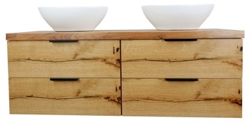 ZESTAW ŁAZIENKOWY DĄB RUSTYKALNY 160 CM | FORNIR