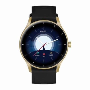 Funkcjonalny zegarek SMARTWATCH GRAVITY kroki trening MENU PL POŁĄCZENIA