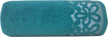 Ręcznik Bella 50x90 szmaragdowy 450 g/m2 frotte