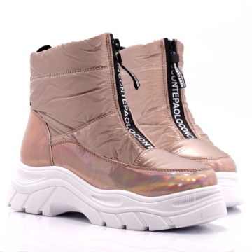 УТЕПЛЕННЫЕ СНЕЖНЫЕ БОТИНКИ, GOLD TRAPERS 34519 VINCEZA 39