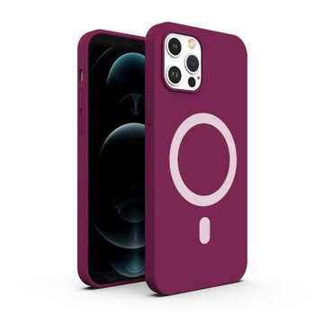 ETUI PREMIUM SILICONE MAGSAFE DO IPHONE 12 PRO MAX