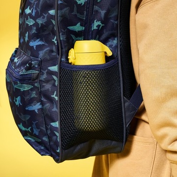 ЛЕГКАЯ СТАЛЬНАЯ БУТЫЛКА ДЛЯ ВОДЫ НАПИТКИ НЕРЖАВЕЮЩАЯ СТАЛЬ ЖЕЛТАЯ ION8 0,4 л