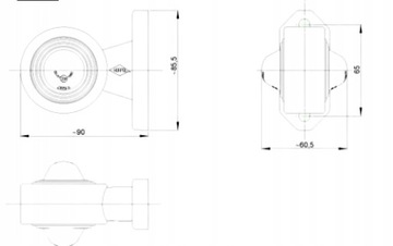 СВЕТОДИОДНЫЙ ГАБАРИТНЫЙ ФОНАРЬ, УГЛОВОЙ ЗАГОРОД, ГРУЗОВОЙ ПРИЦЕП