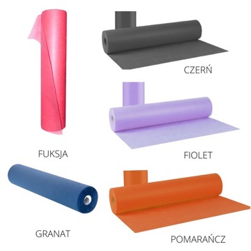 PODKŁAD WŁÓKNINOWY PREMIUM 58cm x 70m różne kolory