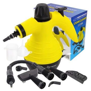 MYJKA PAROWA CZYŚCIK MOP PAROWY DO OKIEN NA PLUSKWY Steamer PAROWNICA 1050W