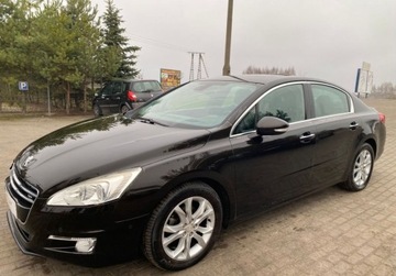 Peugeot 508 I Sedan 1.6 e-HDi FAP 112KM 2011 Peugeot 508 1.6 eHDi 2011r automat navi HUD polskora szyberdach 1.6