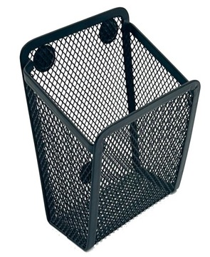Pen&GO Organizer Przybornik Wiszący Prostokąt PG03 Metalowy Siatka - Czarny