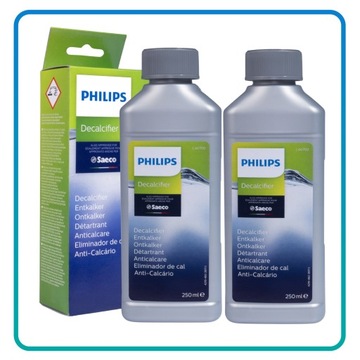 Жидкое средство для удаления накипи для кофемашин PHILIPS SAECO НАБОР 2x250 = 500 мл