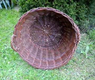 Корзина плетеная для листьев, дерева, фермерского картофеля, 40 см.