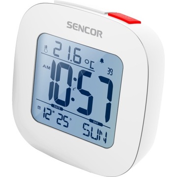 Mały Zegar Budzik, Termometr Sencor SDC 1200W