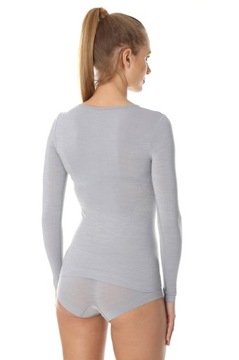 BRUBECK ТЕРМОФУТБОЛКА ИЗ МЕРИНОСОВОЙ ШЕРСТИ ЖЕНСКАЯ КОМФОРТНАЯ ТЕРМОФУТБОЛКА