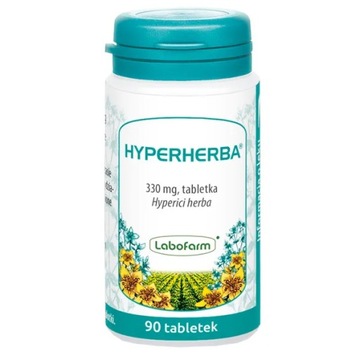 HYPERHERBA 330 mg dziurawiec depresja 90 tabletek