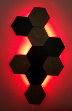 ШЕСТИГРАННАЯ СВЕТОДИОДНАЯ ЛЕНТА ЦВЕТА СВЕТОДИОДНОГО ПУЛЬТА ДИСТАНЦИОННОГО УПРАВЛЕНИЯ