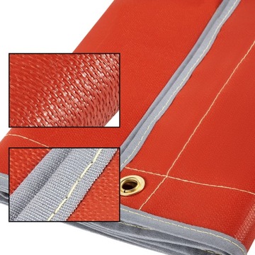 Одеяло сварочное VEVOR 1,7х1,5м Красный