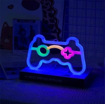 DEKORACJA NEON LED PAD GAMINGOWY LAMPKA LED GAME