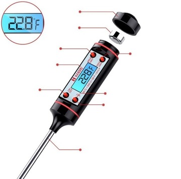Cyfrowy elektroniczny termometr kuchenny spożywczy