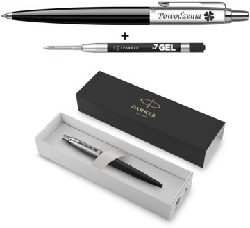 Długopis Parker Jotter Czarny z Grawerem + Gratis dodakowy czarny wkład