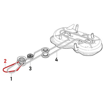 Pasek Husqvarna Rider R 111 B5, Jonsered FR 2311 M