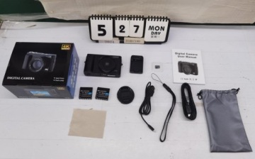 ЦИФРОВАЯ КАМЕРА С 16-кратным ЗУМОМ И ЗАПОЛНЯЮЩЕЙ СВЕТОЙ UHD 4K 48MP