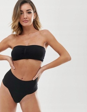 Spanx NH8 ipm czarne majtki korygująco modelujące stringi M