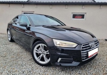 Audi A5 F5 Sportback 2.0 TDI 190KM 2017 Audi A5 Sportback SLICZNA 2.0 TDI 190KM Bogata Wersja ORYGINAL Zadbana 201