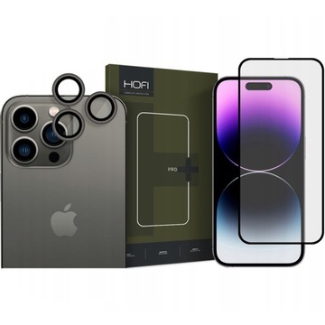 HOFI SZKŁO HARTOWANE DO IPHONE 14 PRO + NA APARAT