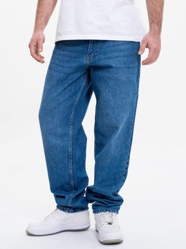 SZEROKIE Spodnie Jeansowe MĘSKIE BAGGY DENIM NIEBIESKIE Jigga Wear Icon 4XL