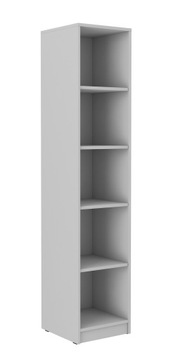 Regał 40 cm MAKANA szafka do biura JASNOSZARY