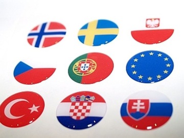 ФЛАГИ СТРАН — 3D ВЫПУКЛЫЕ НАКЛЕЙКИ РАЗЛИЧНЫХ УЗОРОВ